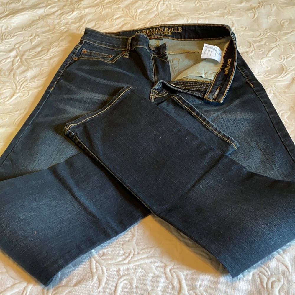 American Eagle jeans 30x34 slim straight.